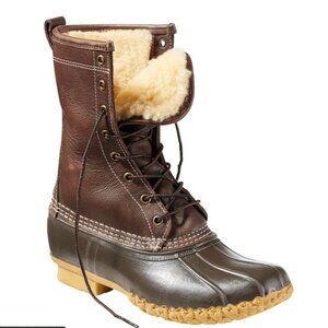 Shearling Lined Bean Boots